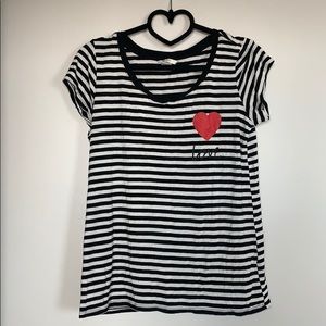 Striped Nursing / Maternity T-Shirt